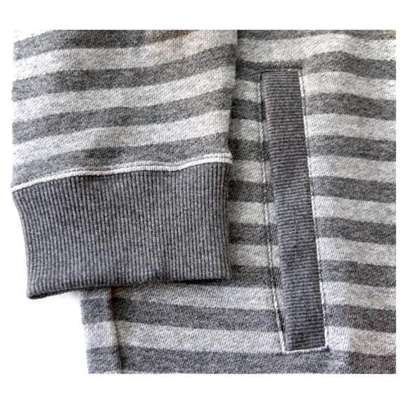 NWT Cremieux Striped French Terry Knit Sweater - Picture 7 of 7